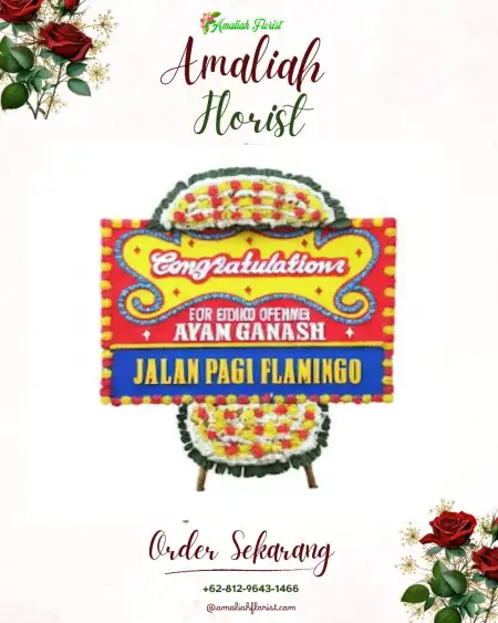 Sewa Papan Bunga Taratara Dua